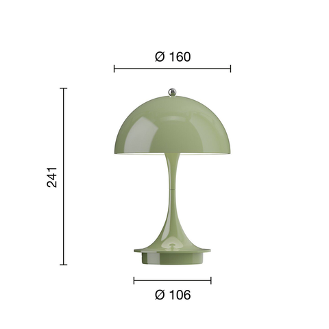 Moss green · Opaque shade · V3 top touch switch
