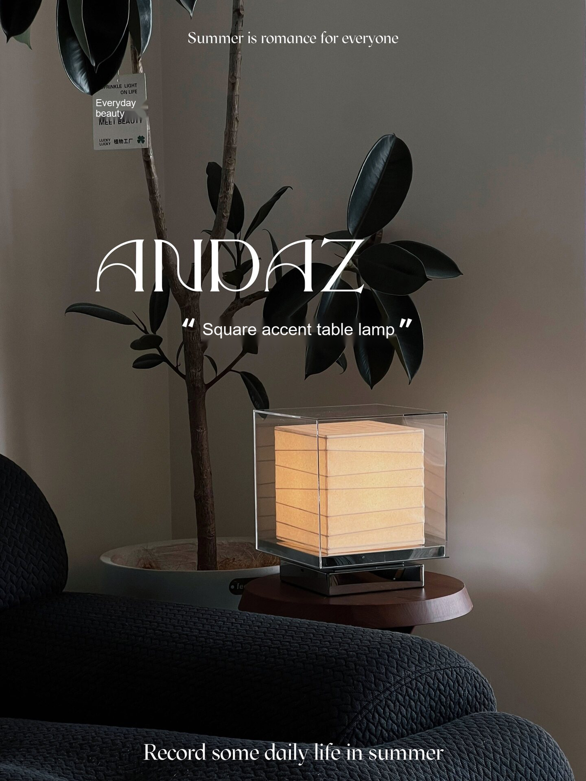 Minimalist Accent Table Lamp — AM0152, view 5