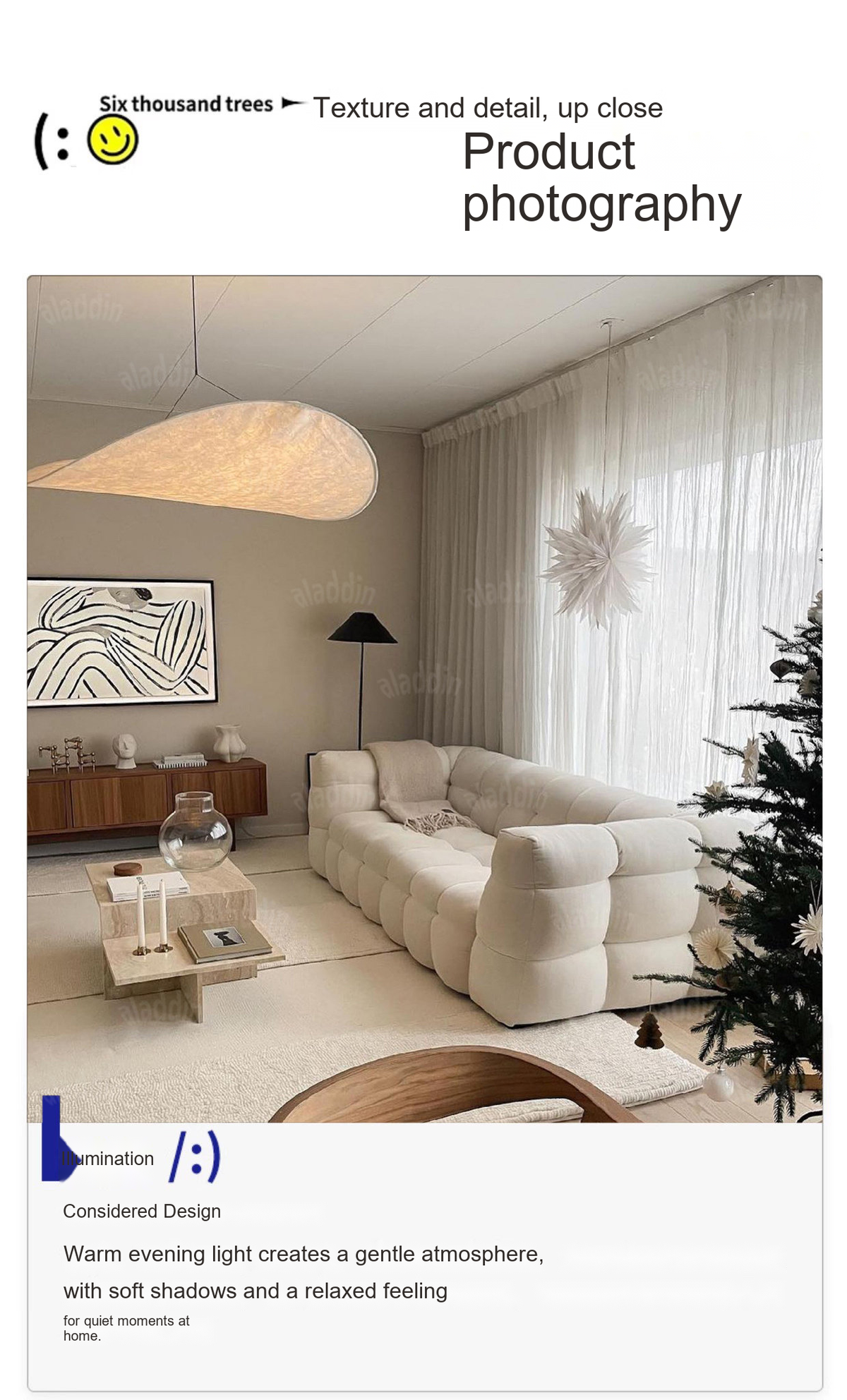 Sculptural Cloud Pendant Light — AM0204, view 14