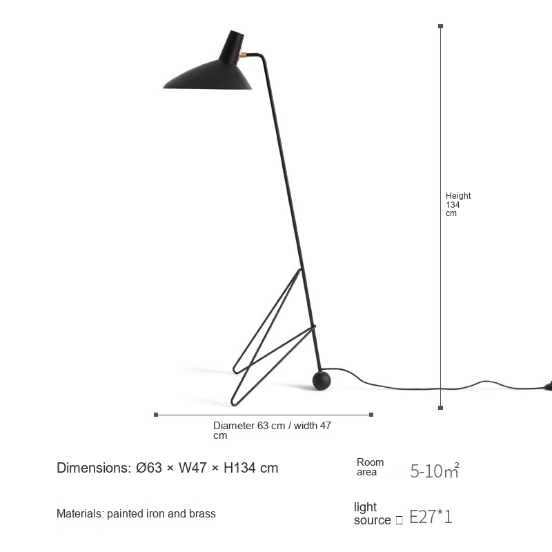Tripod Reading Floor & Table Lamp — AM0199, view 7