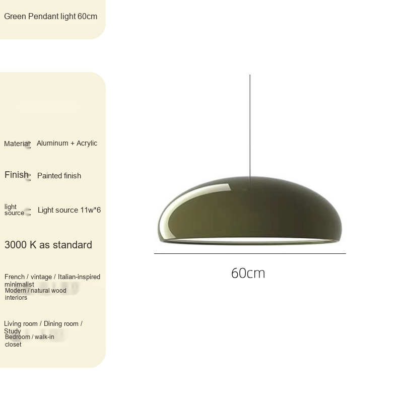 Minimalist Pendant & Ceiling Light — AM0251, view 16