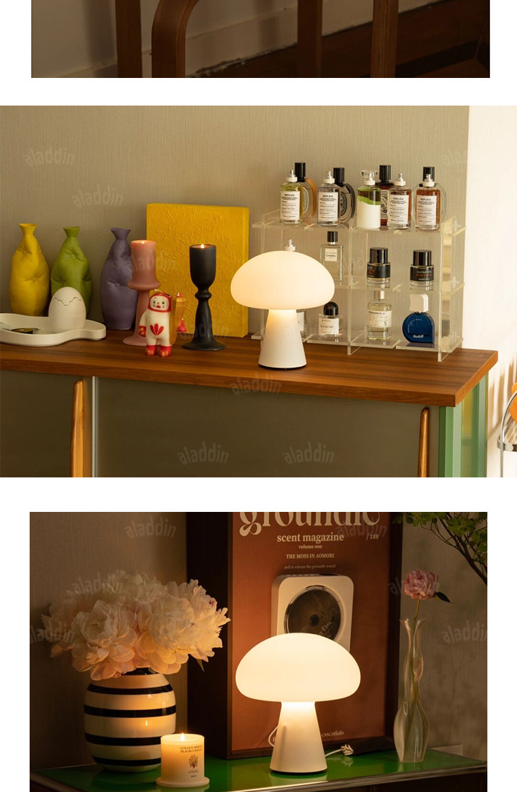 Frosted Glass Rechargeable Table Lamp — AM0147, view 22