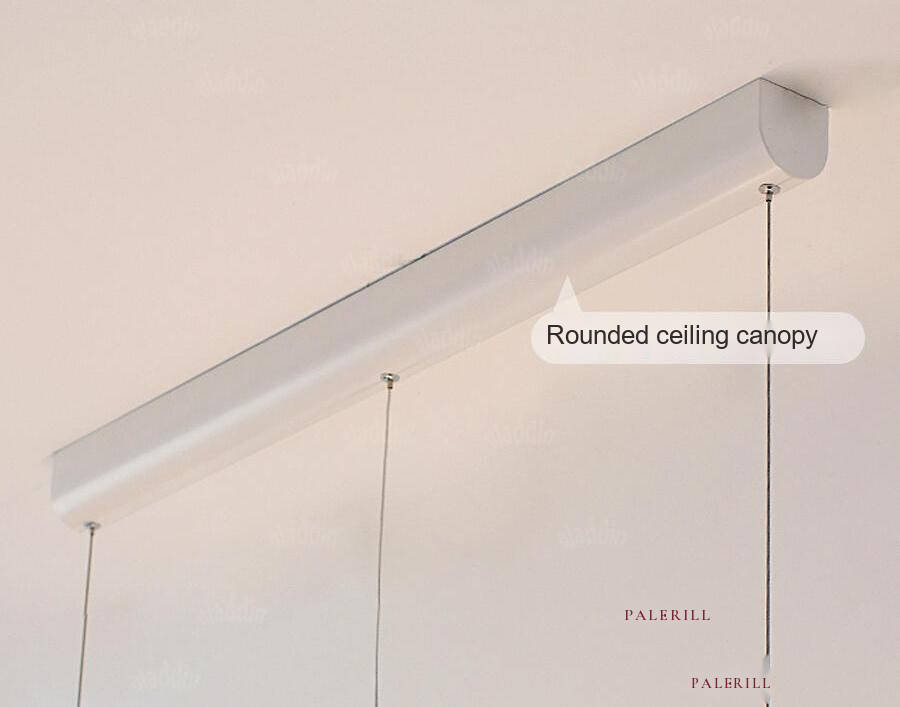 Linear Glass Pendant Light — AM0244, view 16