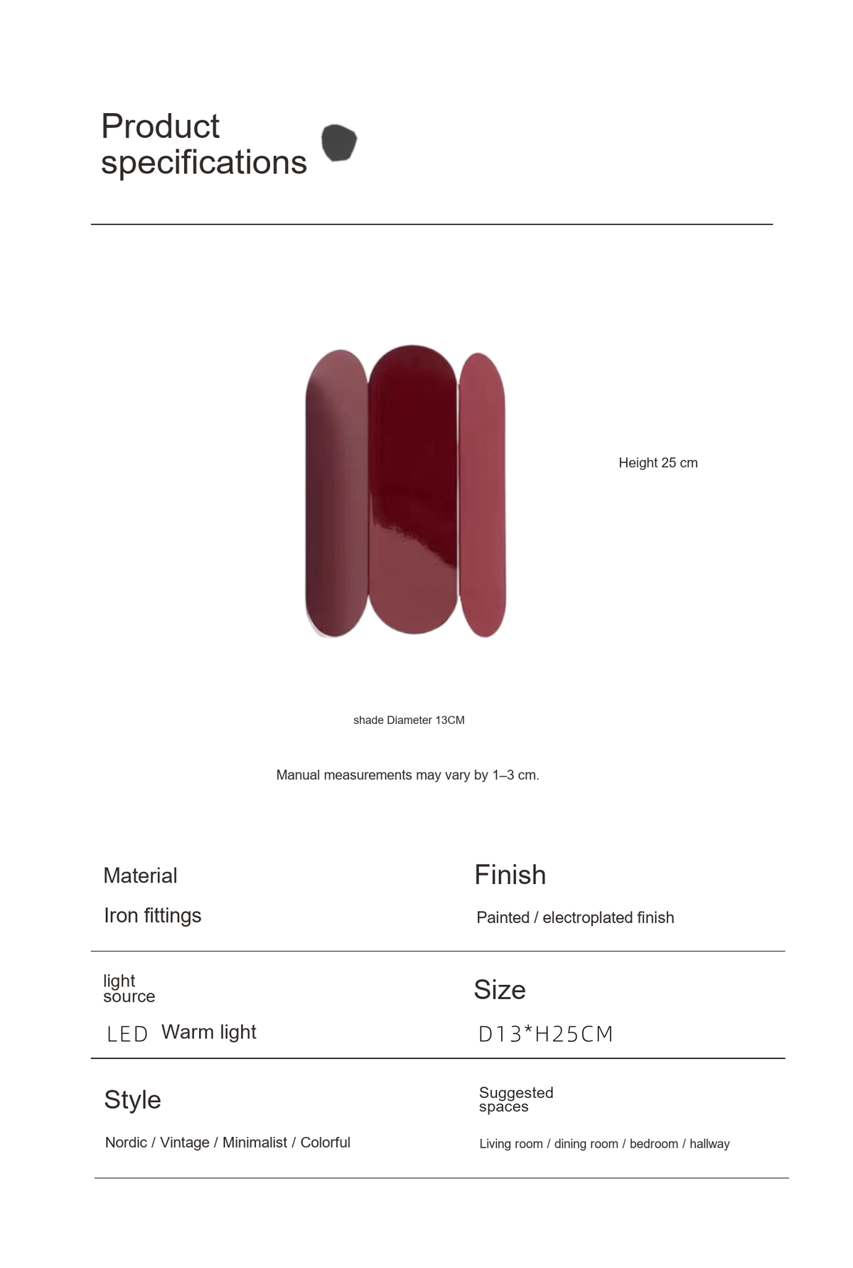 Scalloped Wall Light — AM0202, view 19