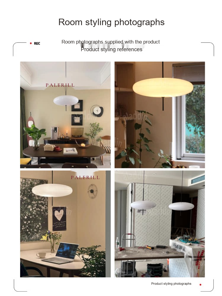 Oval Diffuser Pendant Light — AM0222, view 10