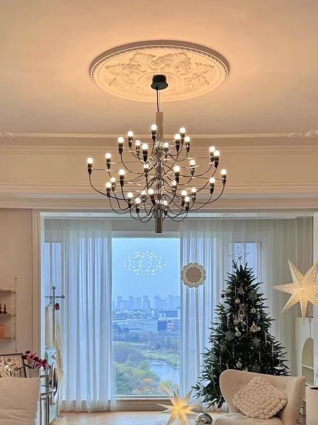 Multi-Arm Candle Chandelier — AM0220, view 1