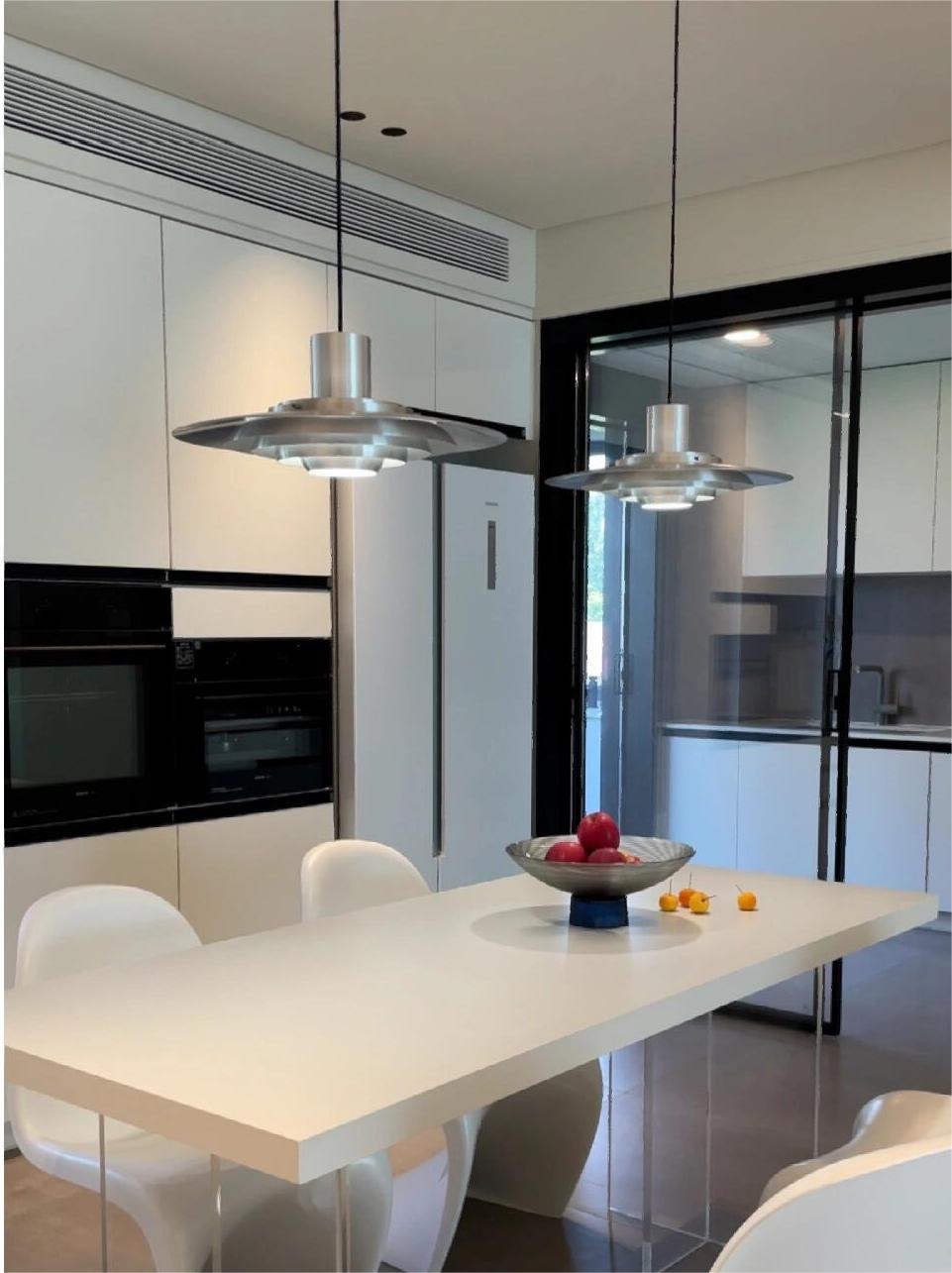 Brushed Disc Pendant Light — AM0137, view 35