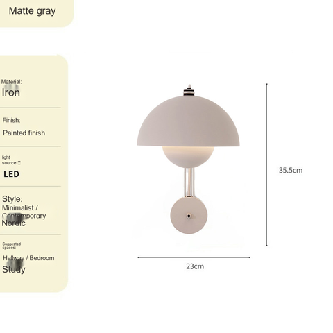 Matte gray · Sliding shade