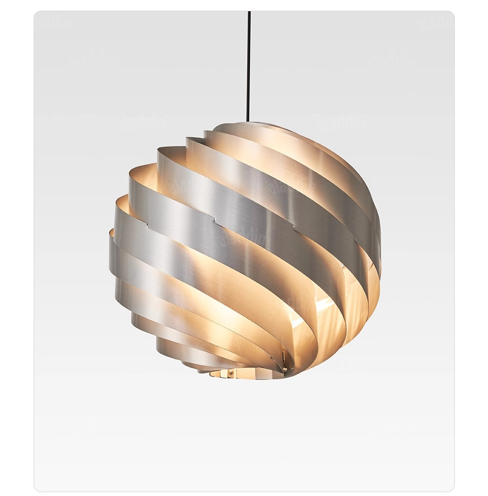 Sculptural Turbine Pendant Light — AM0153, view 19