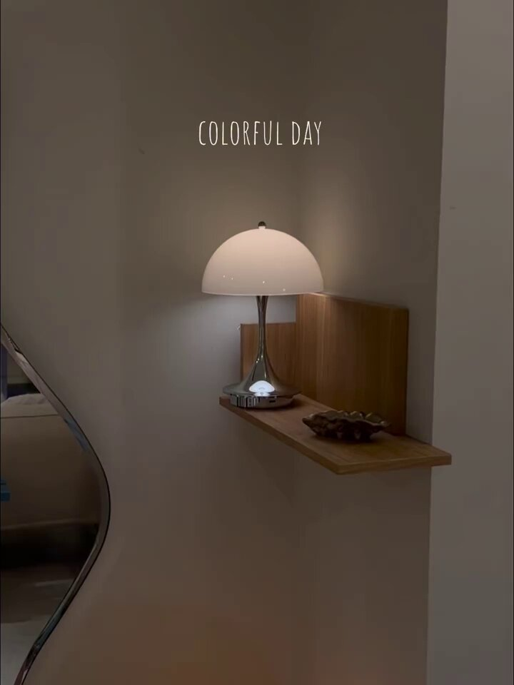Portable Dimmable Mushroom Table Lamp — AM0136, view 26