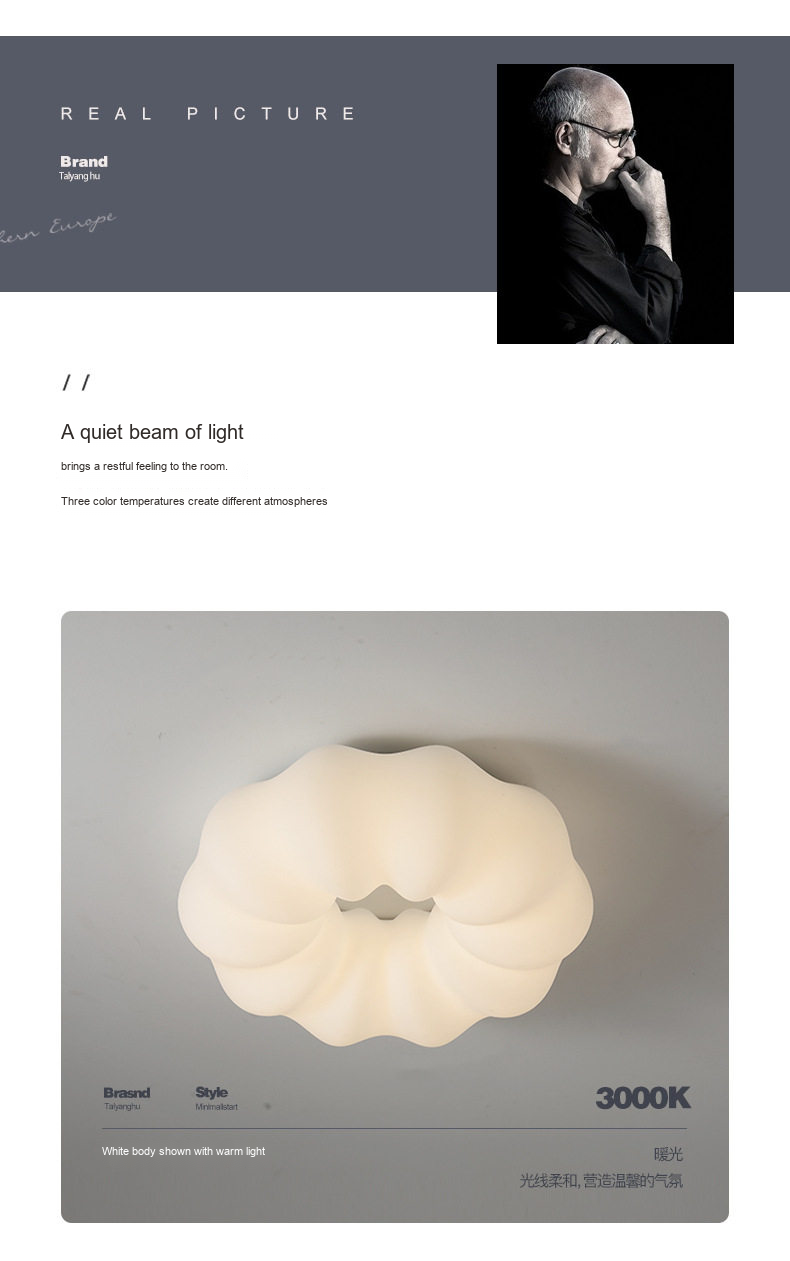 Cloud Pendant & Ceiling Light — AM0213, view 17