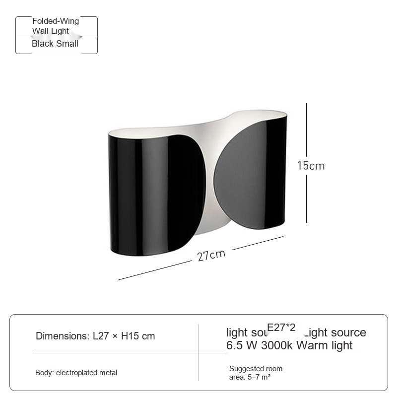 Folded Metal Wall Light — AM0173, view 8