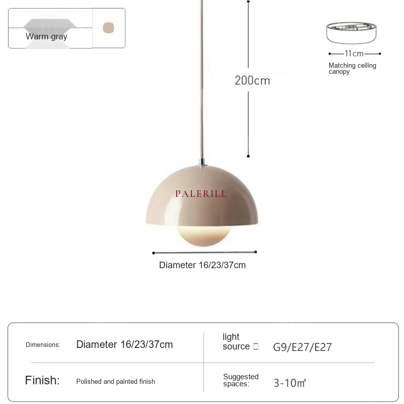 Flowerbud Pendant Light — AM0134, view 2