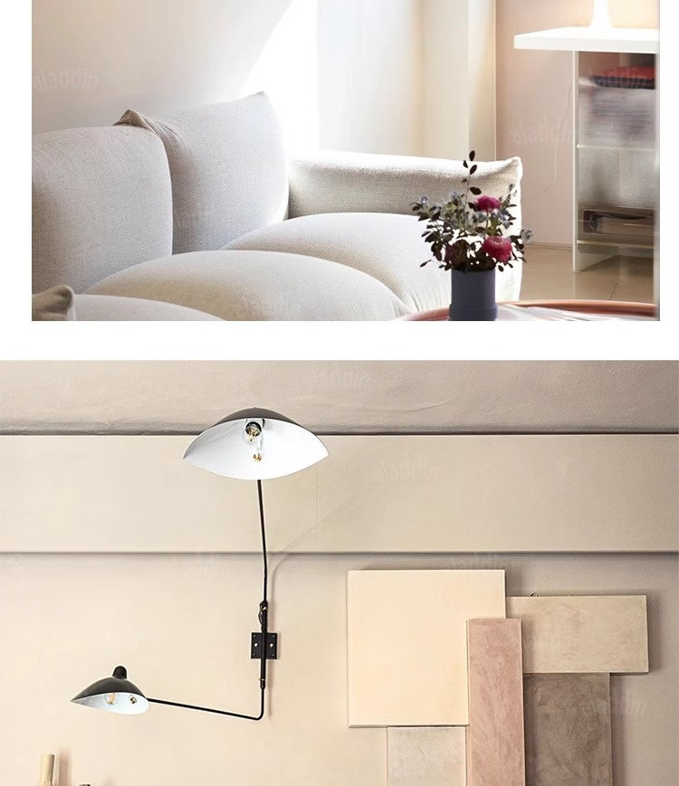 Long Swing-Arm Wall Light — AM0221, view 22