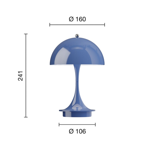 Midnight blue · Opaque shade · V3 top touch switch