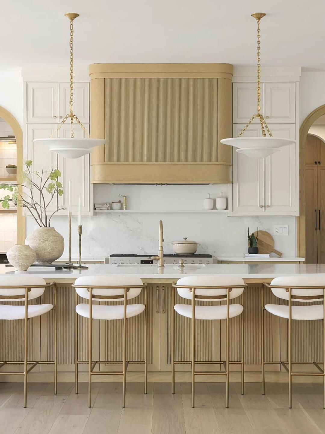 Brass & Plaster Pendant Light — AM0254, view 13