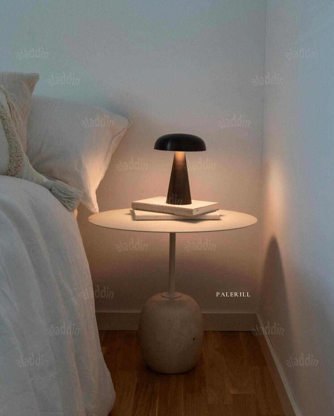 Brushed Metal Rechargeable Table Lamp — AM0144, view 19