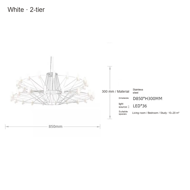 Multi-Tier LED Chandelier — AM0234, view 7