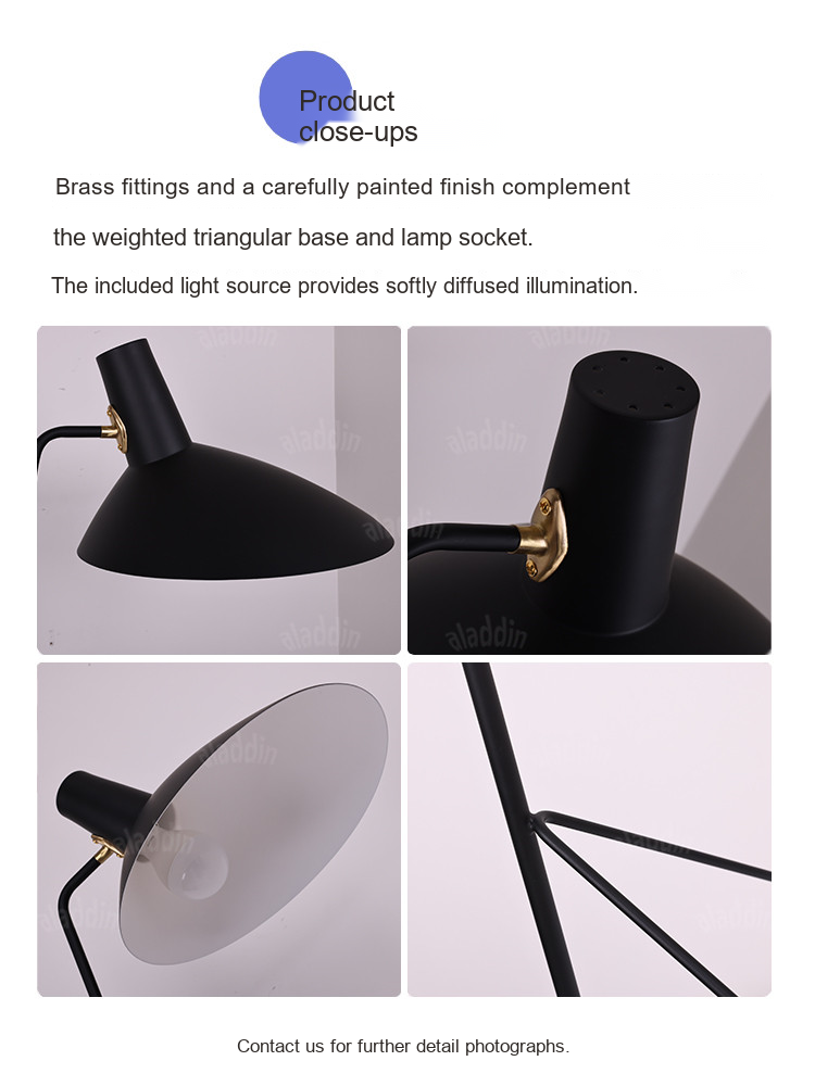 Tripod Reading Floor & Table Lamp — AM0199, view 4