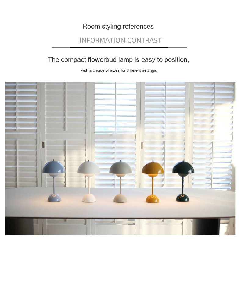 Portable Flowerbud Table Lamp — AM0132, view 32