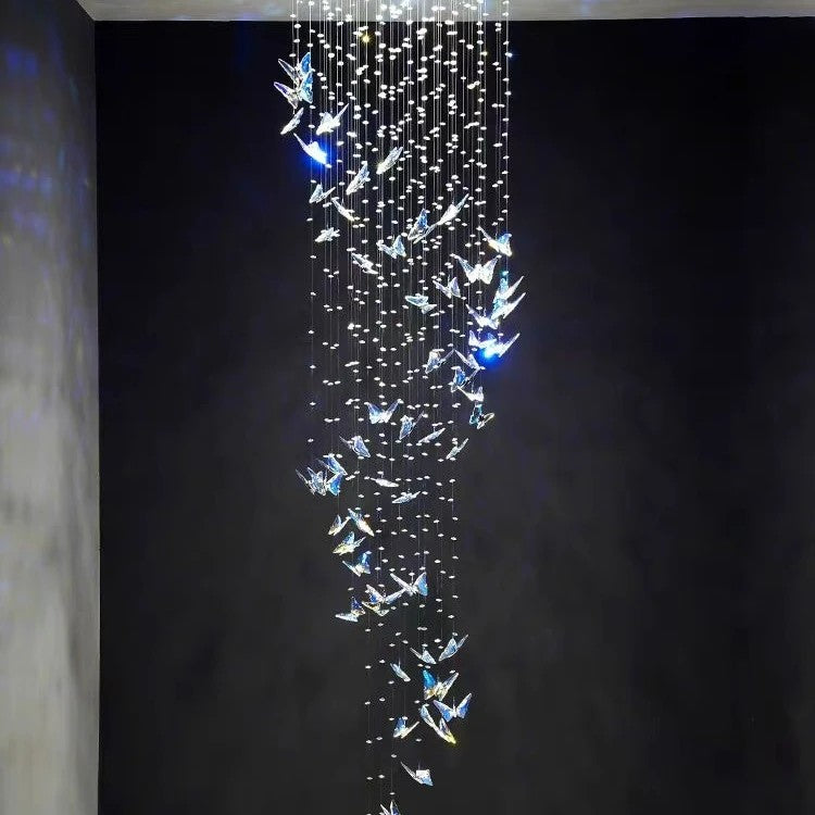 AM0376 · Cascading Crystal Staircase Chandelier · view 2