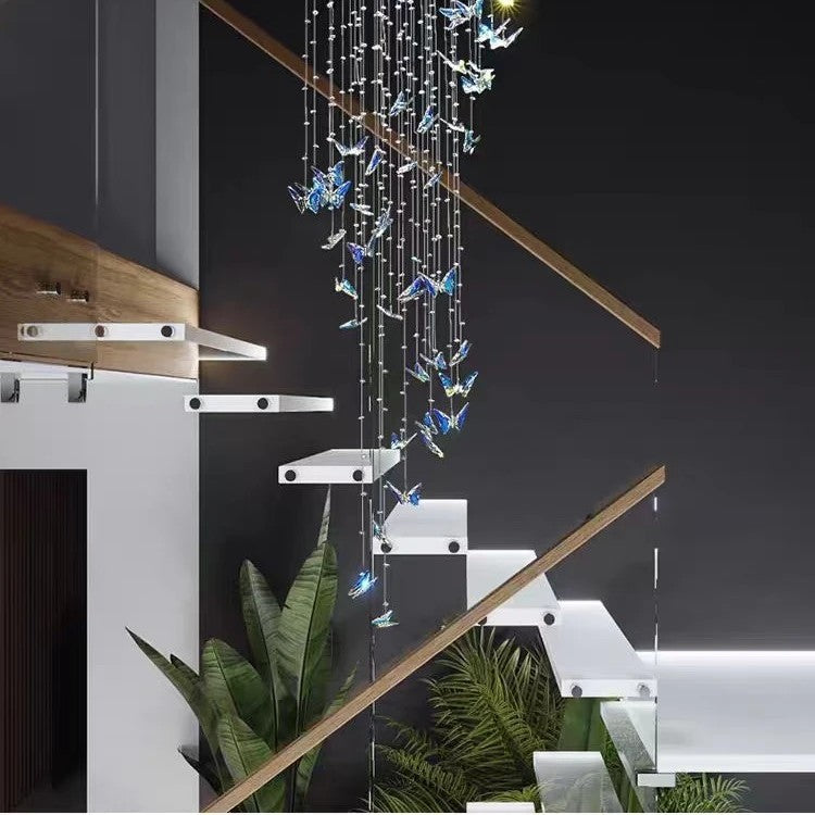 AM0376 · Cascading Crystal Staircase Chandelier · view 3