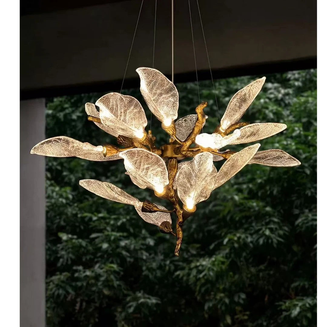 AM0380 · Brass Crystal Grand Chandelier · view 1