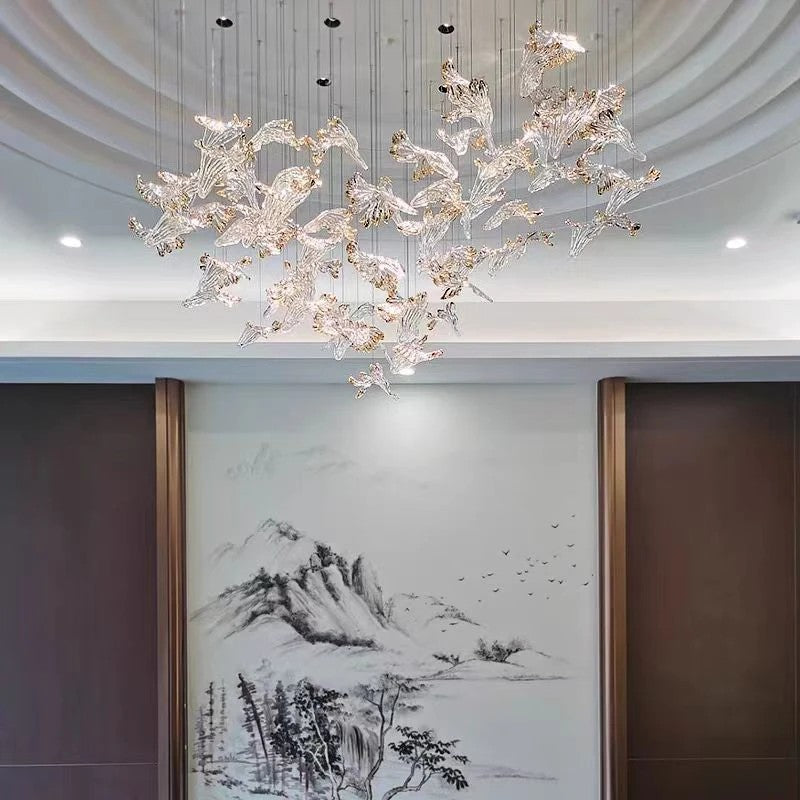AM0381 · Bespoke Linear Crystal Chandelier · view 3