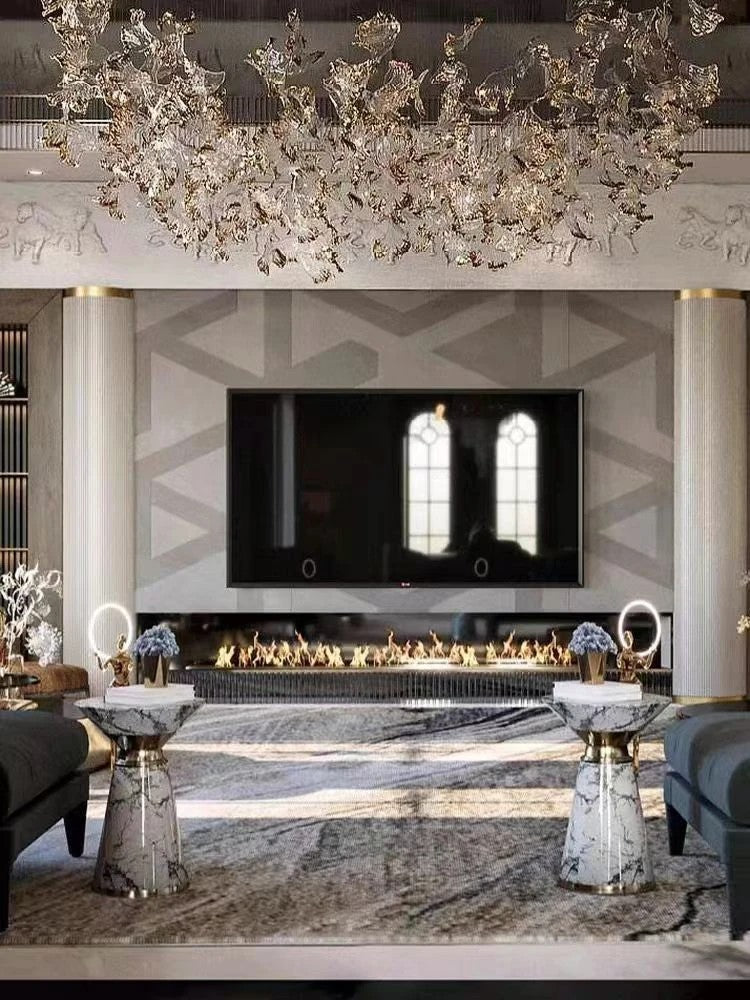 AM0381 · Bespoke Linear Crystal Chandelier · view 4