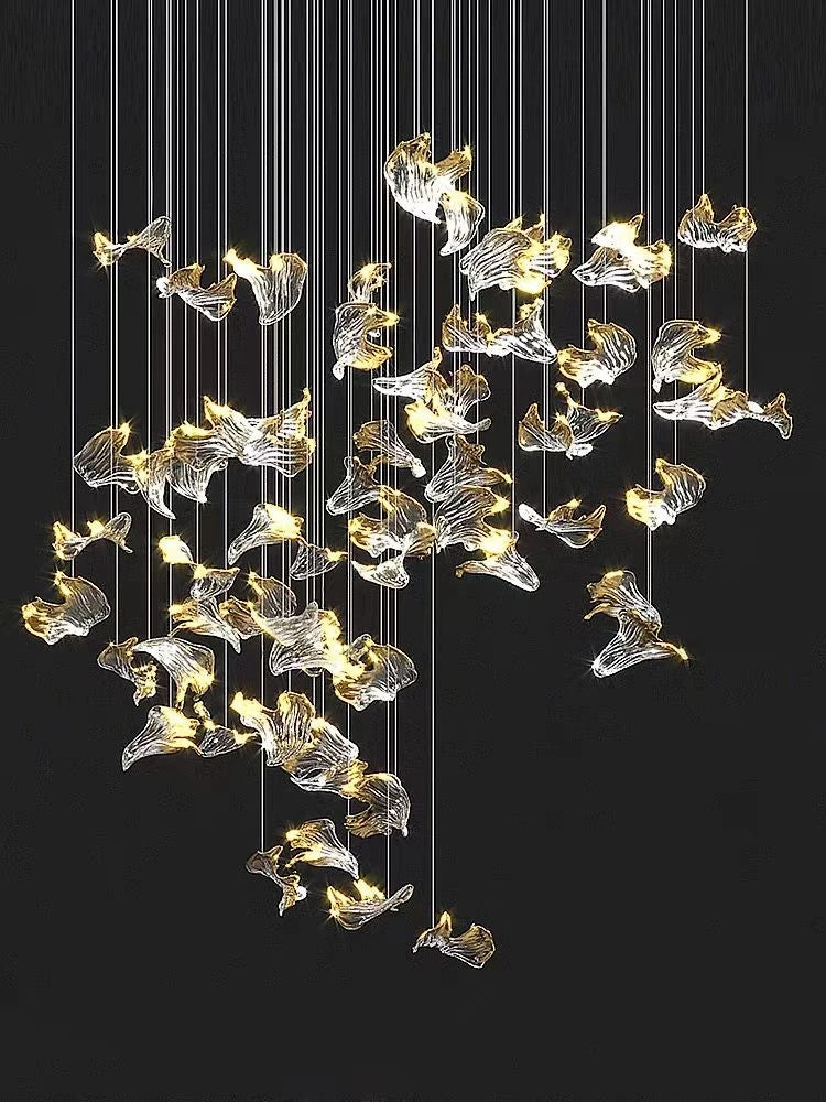 AM0381 · Bespoke Linear Crystal Chandelier · view 5