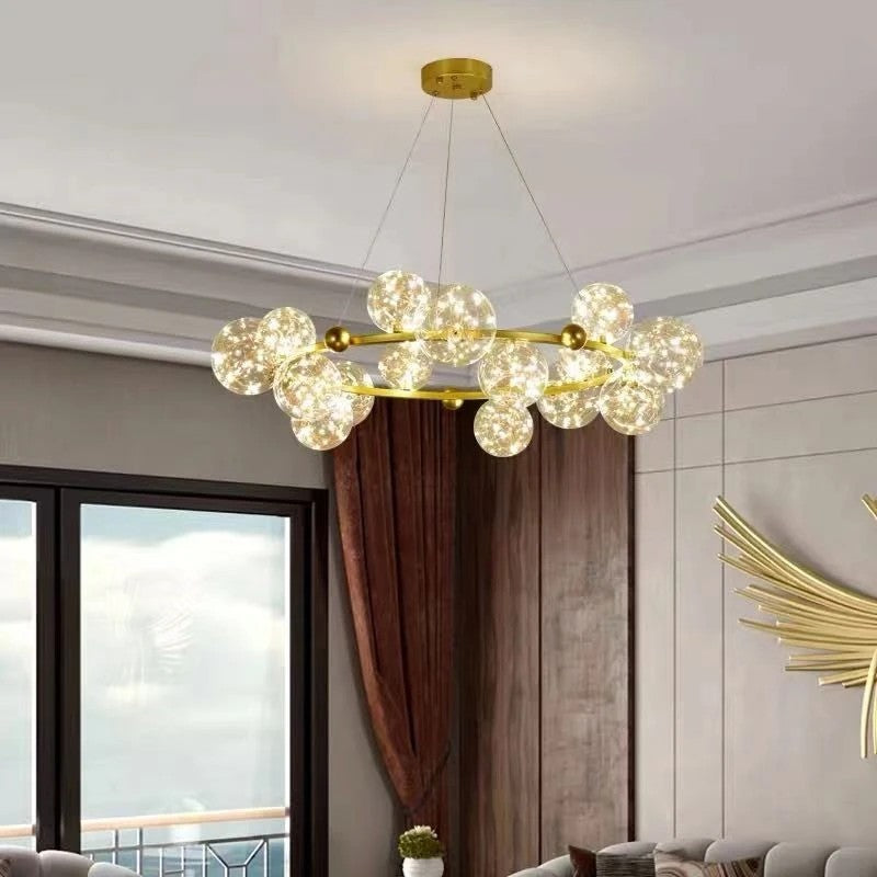 AM0383 · Nordic Bubble Starlight Chandelier · view 2