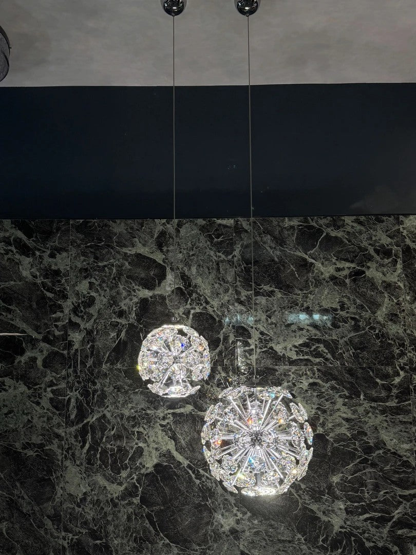 AM0387 · Sunburst Crystal Sphere Chandelier · view 1