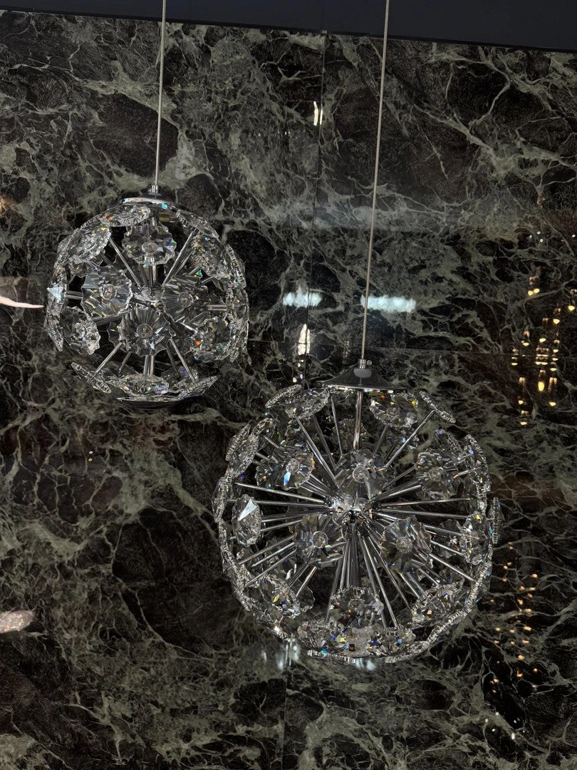 AM0387 · Sunburst Crystal Sphere Chandelier · view 3
