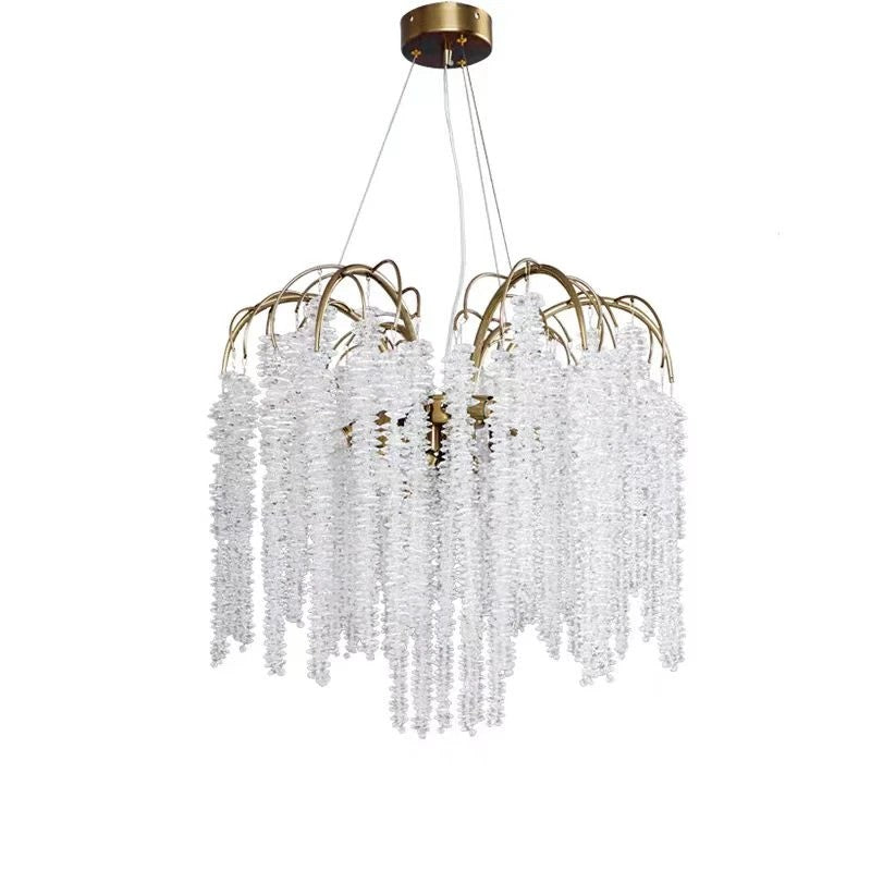 AM0389 · Cascading Willow Crystal Chandelier · view 4