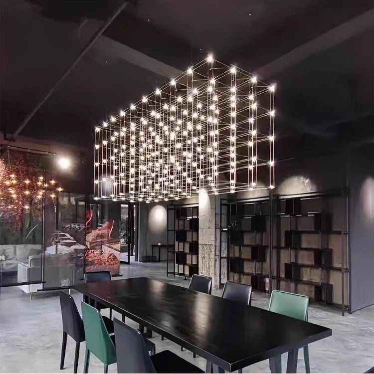 AM0396 · Minimalist Glass Ring Chandelier · view 4