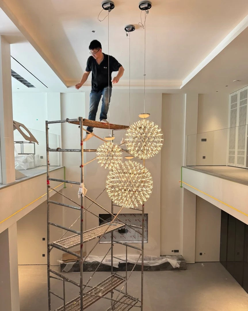 AM0397 · Firework Sphere Starlight Chandelier · view 2