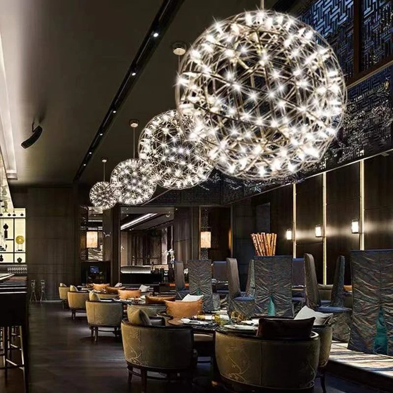 AM0397 · Firework Sphere Starlight Chandelier · view 4