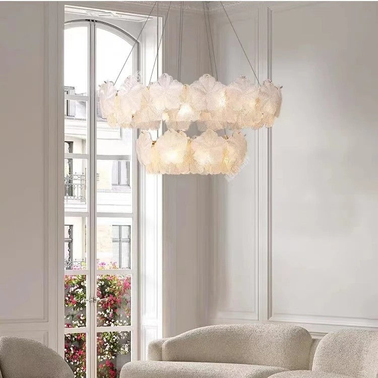 AM0398 · French Minimalist Glass Chandelier · view 2