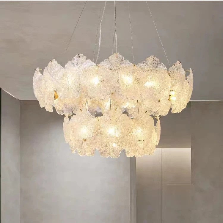 AM0398 · French Minimalist Glass Chandelier · view 4