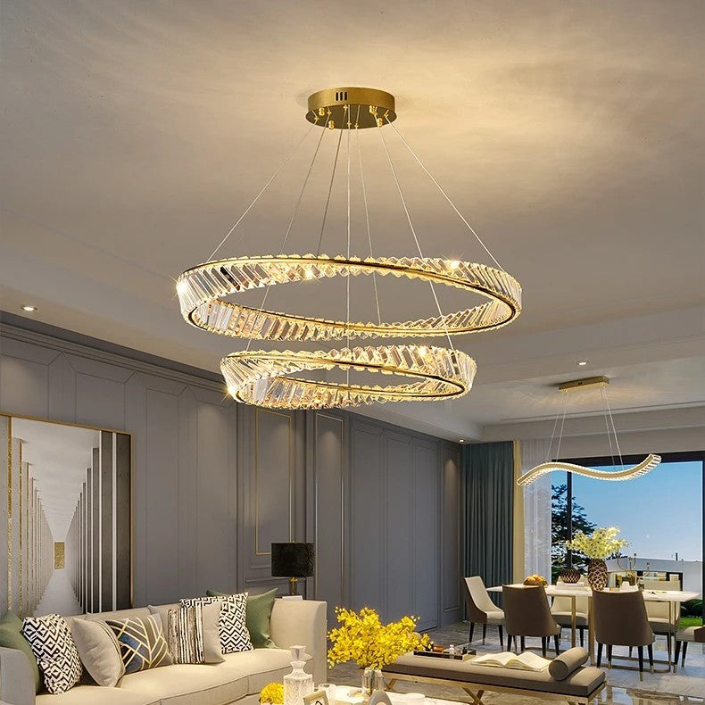 AM0400 · Crystal Cluster Chandelier · view 1