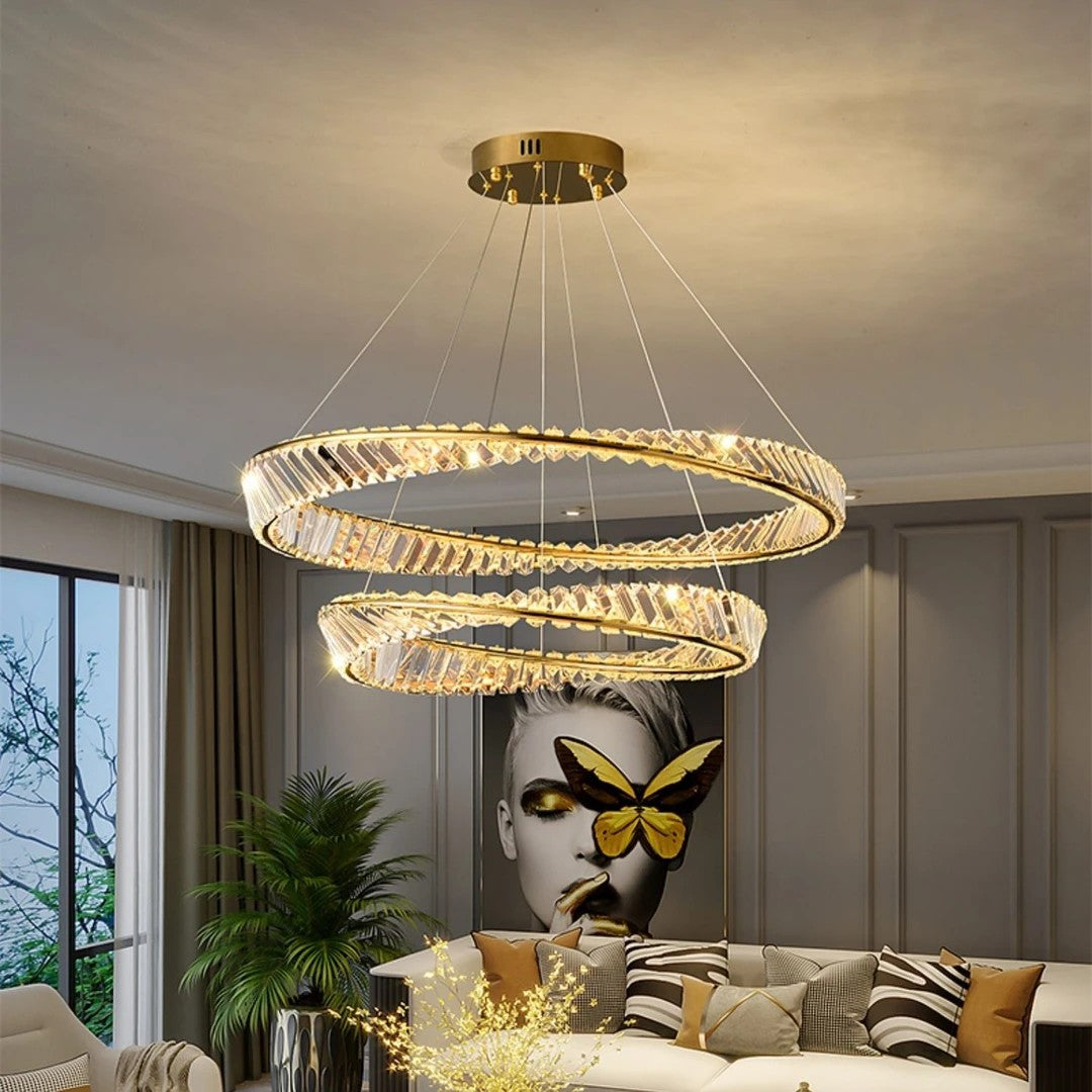 AM0400 · Crystal Cluster Chandelier · view 2