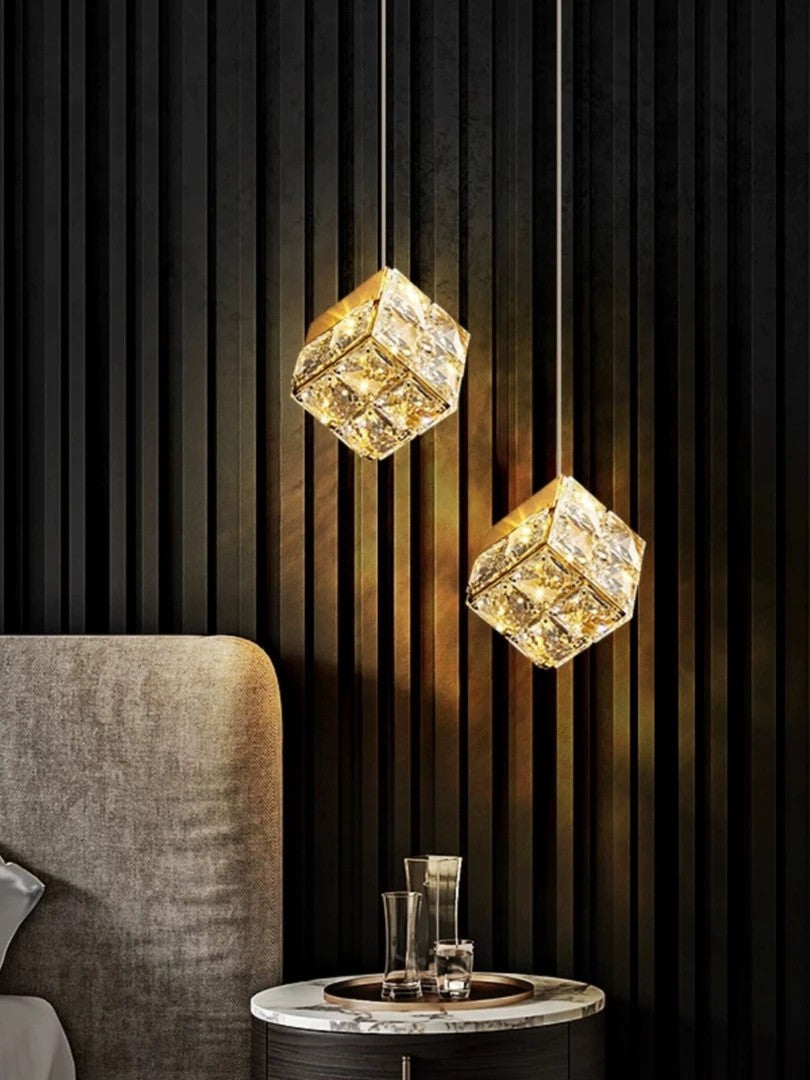 AM0401 · Sculptural Crystal Staircase Pendant · view 5
