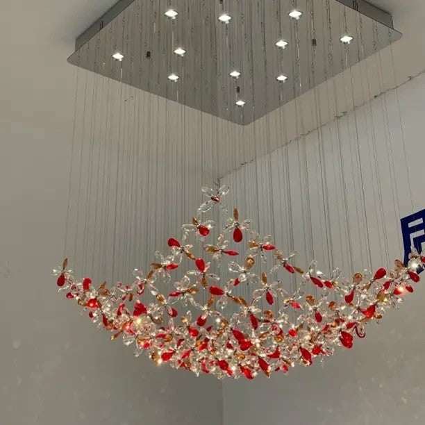 AM0402 · French Vintage LED Crystal Chandelier · view 1