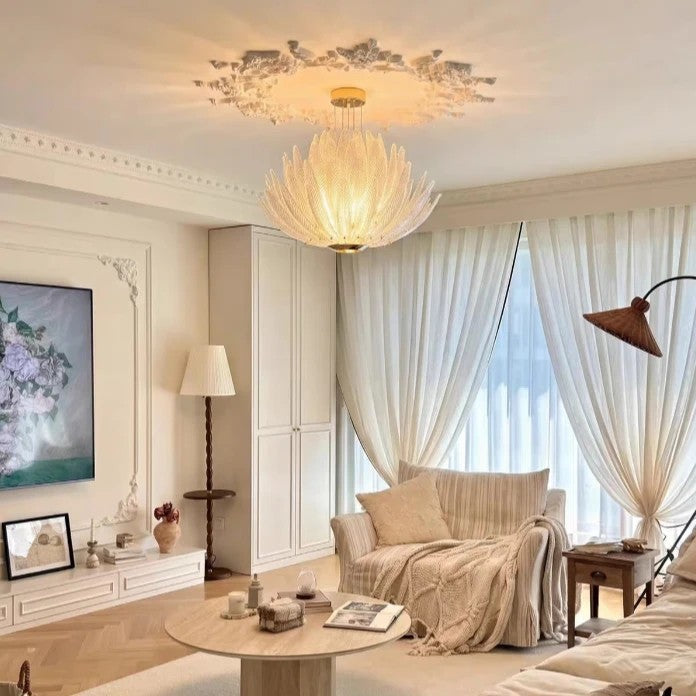 AM0403 · Artistic Glass Petal Chandelier · view 1