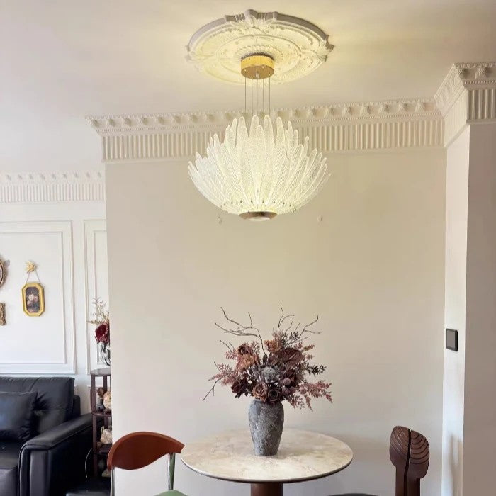 AM0403 · Artistic Glass Petal Chandelier · view 2