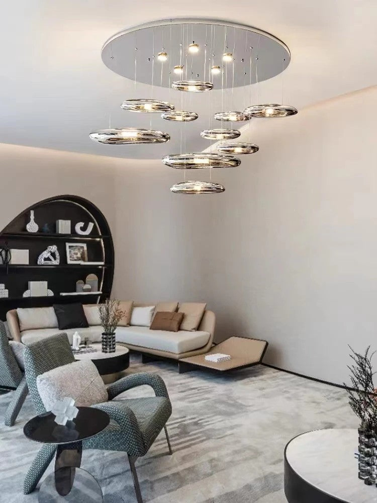 AM0405 · Italian Minimalist Chandelier · view 1