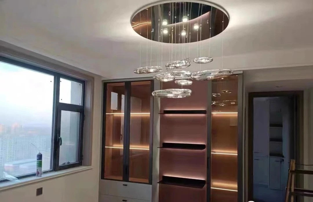 AM0405 · Italian Minimalist Chandelier · view 3