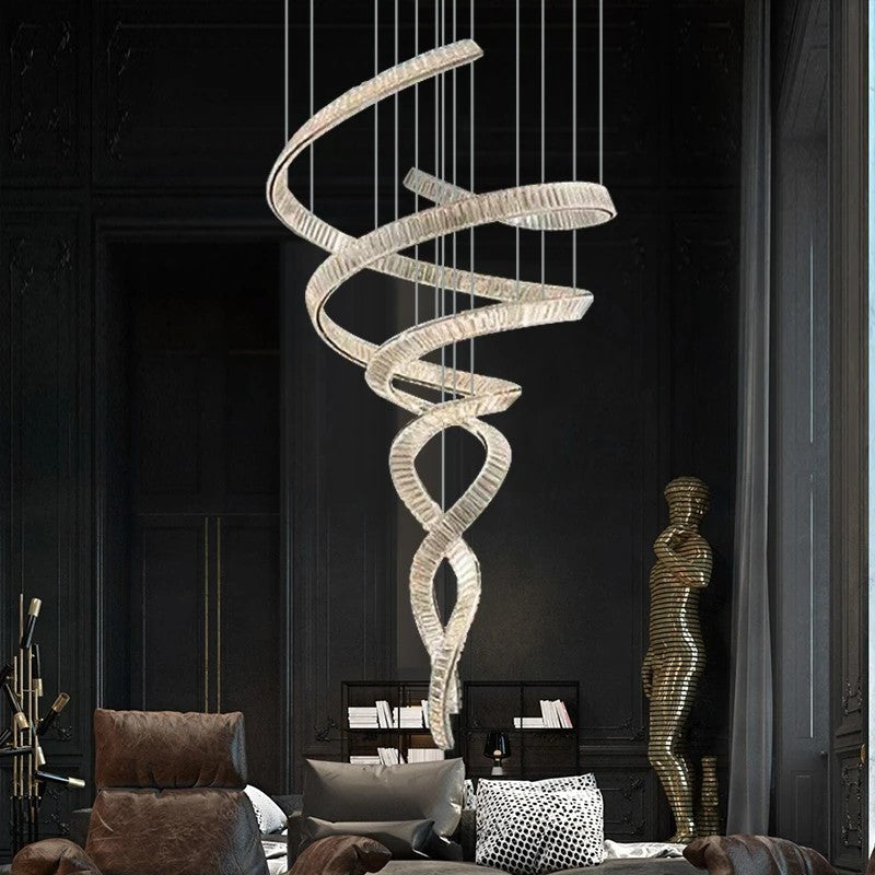 AM0406 · Loft Tiered Crystal Chandelier · view 1