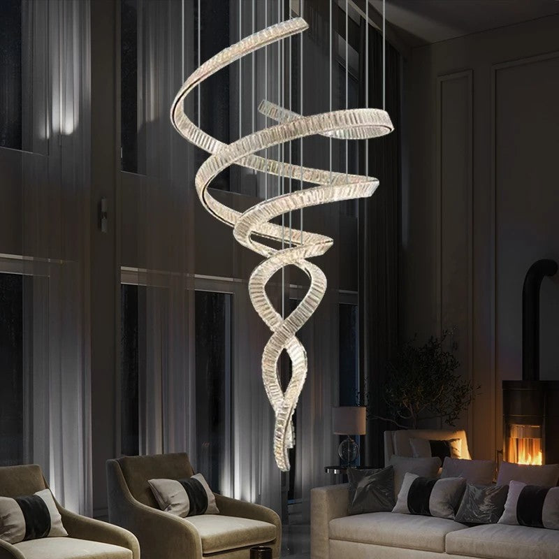 AM0406 · Loft Tiered Crystal Chandelier · view 2