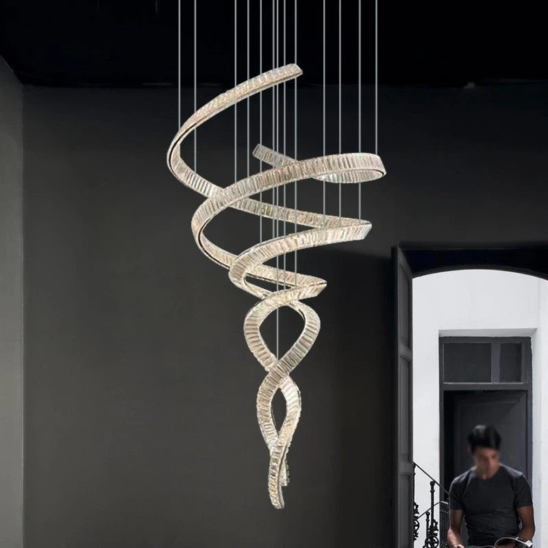 AM0406 · Loft Tiered Crystal Chandelier · view 3